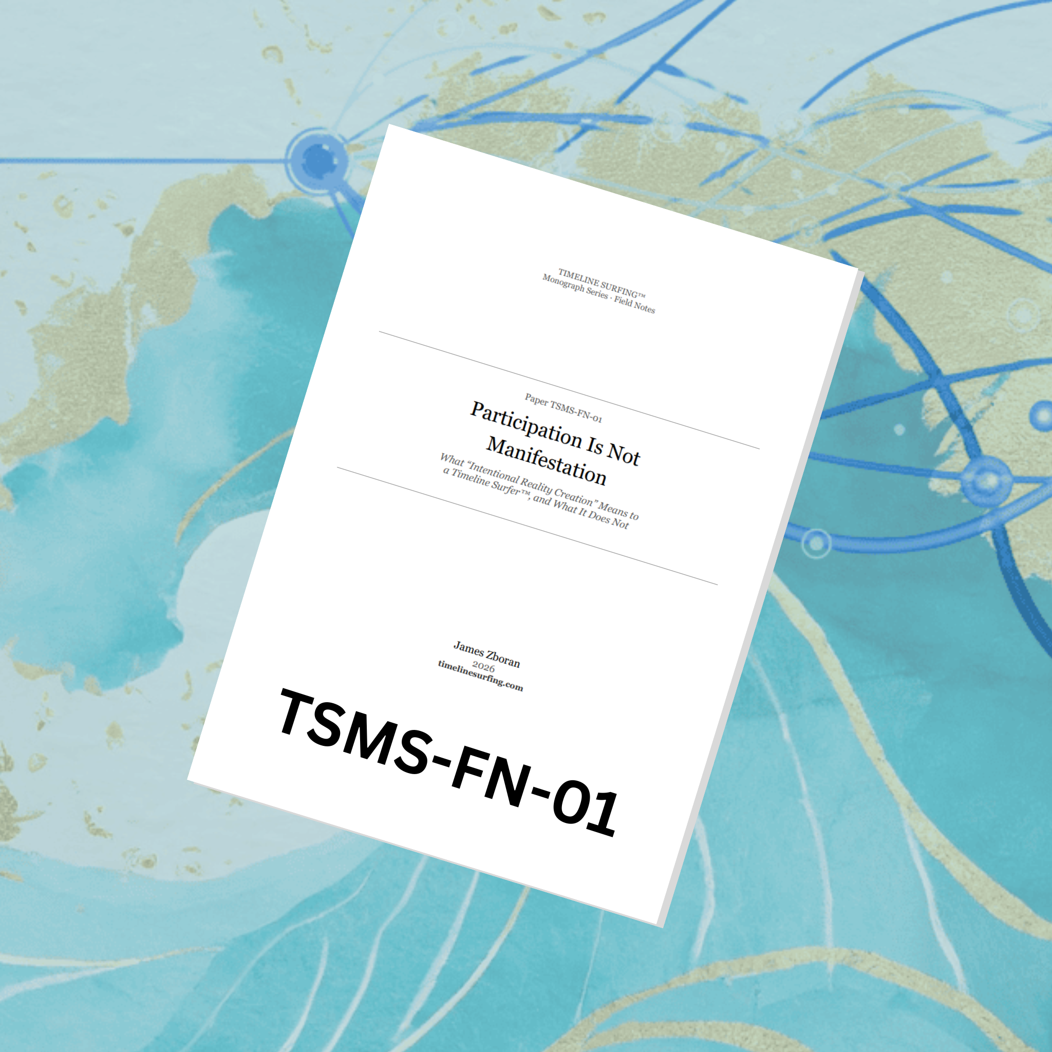 Timeline Surfing™ Monograph - Participation Is Not Manifestation (Paper TSMS-FN-01)